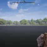 Looking across a wide river in Medieval Dynasty