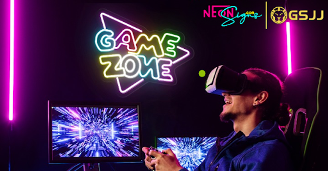 Game zone Neon Ads