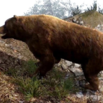 A large brown bear in Medieval Dynasty