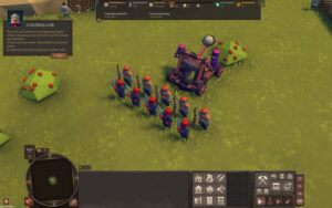 A small force composed of several soldiers and a catapult in Diplomacy is Not an Option