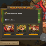 Screenshot from Metal Slug Tactics showing a "Mission Accomplished" screen with character stats and objectives displayed.