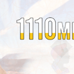"Text displaying '1110 MI to the border' over a scenic background."