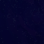 Night sky filled with stars in the game Road 96.